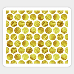 Golden dots Sticker